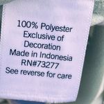 Nine West Mint Green Flutter Sleeve Pastel Pleated Plus Size Blouse Photo 13