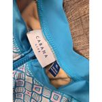 Cabana Life Preppy Geo Unisuit UPF 50+, Zipper Long Sleeve XL Bathing Suit Swim Blue Photo 2