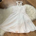LULU’S All My Daydreams White Lace Skater Dress Photo 0