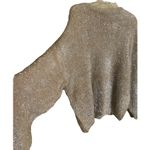 T Tahari  Champagne Metallic Eyelash Knit Pullover Sweater Plus Size 2X NWT Photo 6