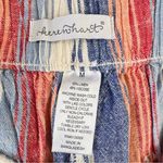 Keren Hart Striped Wide Leg Drawstring Waist Wide Leg Cropped Pants Size Medium Photo 8