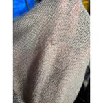 None Neutral Taupe Beige Abstract Art Knit Shawl Wrap Poncho Scarf Lightweight Layer Photo 9