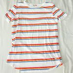 PINK - Victoria's Secret PINK Victoria’s Secret White Striped Shirt Photo 2