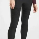 Athleta Headlands Hybrid Moto Tight Pant in Black Size 8 Photo 0