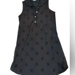Vineyard Vines Floral Eyelet Shirt Dress in Jet Black Sz 2 Photo 9