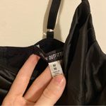 Urban Outfitters  Shiny Black Corset Top size Medium Photo 2