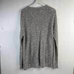 Torrid  Plus Size 1X Sweater Grey Marled Strappy Front Pull Over Long Sleeve Knit Photo 8