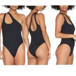 l*space L* Phoebe Classic One‎ Shoulder One Piece Swimsuit Womens Black SZ 6 Summer Photo 1