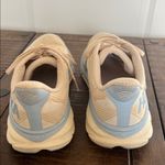 Hoka  One One Clifton 9 Blue beige running walking sneaker Womens 9 Photo 4