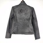 Desigual  Millet Women's Black Front Zipper Motorcycle Jacket - US Size 6 - NWT Photo 2