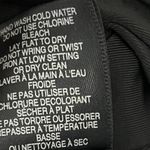 L.A.M.B. Women’s Black Side Drape Ruched Midi Skirt Size M Photo 4