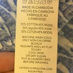 Michael Kors  Top Size Small blue and white tank. Gold Embellishment Photo 3