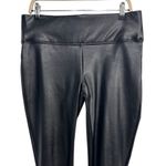 1. State  Faux Leather Leggings Size Small Black Shiny Stretch Pants Photo 4