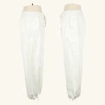 Good American  Cloud White Parachute Drawstring Cargo Pants New Size Small NWTS Photo 5