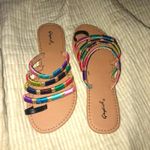 Qupid multi colored strapy sandals Photo 0