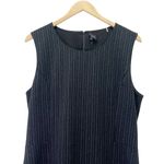 NWT Le Gali Chelsea Dress Charcoal Gray & White Pinstripe Sheath Size Large NEW Photo 4