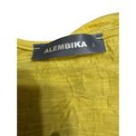 Alembika Asymmetric Crinkle Tunic / Dress – Chartreuse Yellow Photo 5