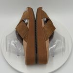 Vionic  Hayden Suede Women's Size 10 Slides Platform Sandals Leather Toffee Brown Photo 3