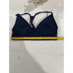 Calvin Klein Racerback Bralette Navy Blue Comfort Stretch Everyday Size S Photo 2