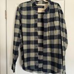Abercrombie & Fitch Navy and olive flannel Photo 0