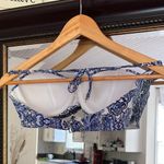 H&M  34 C Bikini Blue Halter Top Photo 1