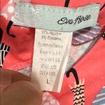 Vibrant Pink Umbrella Print Casual Fit Flare Dress Large Photo 1