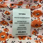 Mario Serrani Italy Pink/Orange Floral 3/4 Sleeves Blouse Size XXL New with tag Photo 11