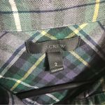 J.Crew  Green and Blue Plaid Shirt Photo 2