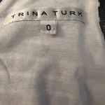 Trina Turk  SIZE 0 Sleeveless Stripped Asymmetrical Dress Photo 4