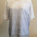 Alfred Dunner  Vtg Y2K ombre embroidered lace layered tee Photo 0
