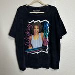 Whitney Houston Black Mineral Wash Short Sleeves Band Tee, Size XXL Photo 0