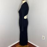 NWT Misha Skylar Black Collared‎ Knit Midi Dress Size M Photo 1