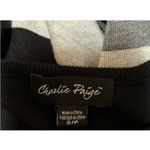 Charlie Paige ‎ Women's Black Gray Light Gray Long Sleeve Sweater Dress Size S Photo 2