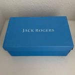 Jack Rogers Love Heart Anchor Pink Leather Slip-On Thong Sandals Pink Red 9.5 Photo 8