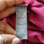 Anthropologie Vanessa Virginia Red Open Lace Angel Sleeve Top S Photo 7