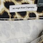 frame denim Frame Ali Leopard High Rise Cigarette Jeans Skinny Crop Animal Print 28 New/Flaw Photo 8