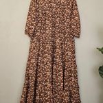 Pink Chicken Indira Dress Navy Ditsy Floral Size M Photo 4