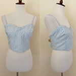 Anthropologie Bustier Coastal Striped Crop Top Photo 12