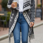 Stetson  Womens Wool Blend Cardigan Sweater Western Southwestern Aztec Size XS Photo 0