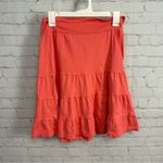 Fresh Produce  Coral pink tiered swing skirt size Small USA flirty girly chic Photo 6