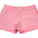 Vineyard Vines Preppy Pink 3.5 in Herringbone Everyday Chino Shorts Size 4 Photo 0