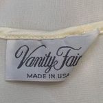Vanity Fair Vintage Chemise Nightgown Cream Nylon Floral Trimmed Sleeveless Photo 7