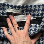 ZARA Chic Houndstooth Wide-Leg Pants Photo 5