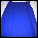 Saint Laurent  Cobalt Midi Skirt Photo 1