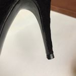 Stuart Weitzman  Vintage Black Bow Heel Gold Pumps Photo 10
