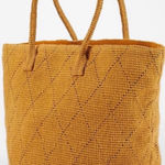 J JILL Sunflower Yellow Textured Tote Bag Photo 0