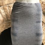 Jessica Simpson  Gray Striped Fitted Maxi Skirt Women's Size XS Photo 4