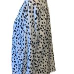 Cupshe Black & White Spotted Blouse size large Photo 3