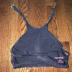 Tori Praver Black and Gold Embroidered  Bikini Photo 4