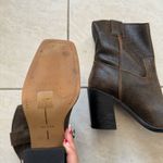 DV by Dolce Vit Dolce Vita Black and Brown Square Toe Bootie Photo 3